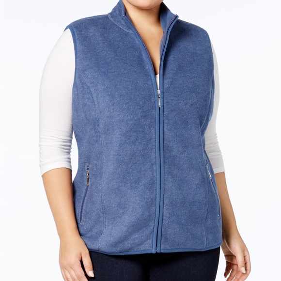 karen scott fleece vest